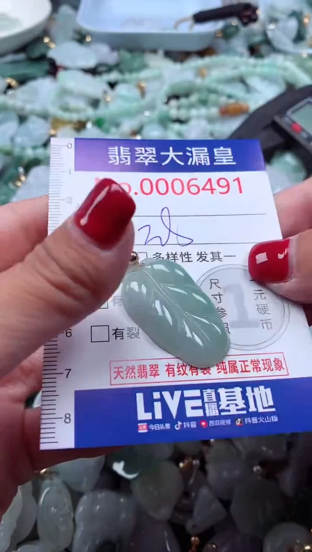 颈饰未镶嵌翡翠6491