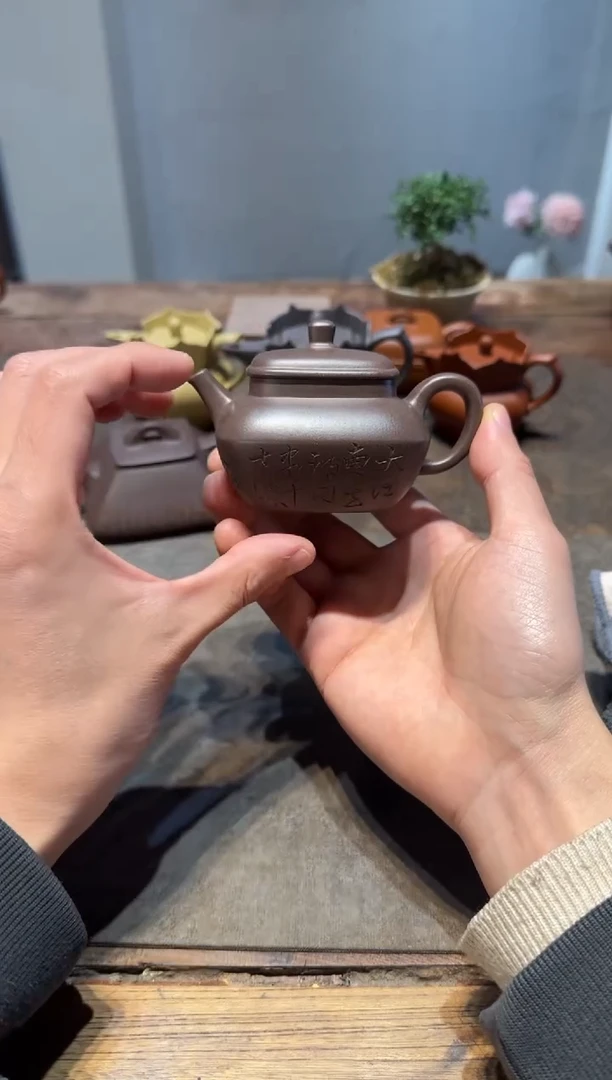 茶壶紫砂成*仔天青合欢