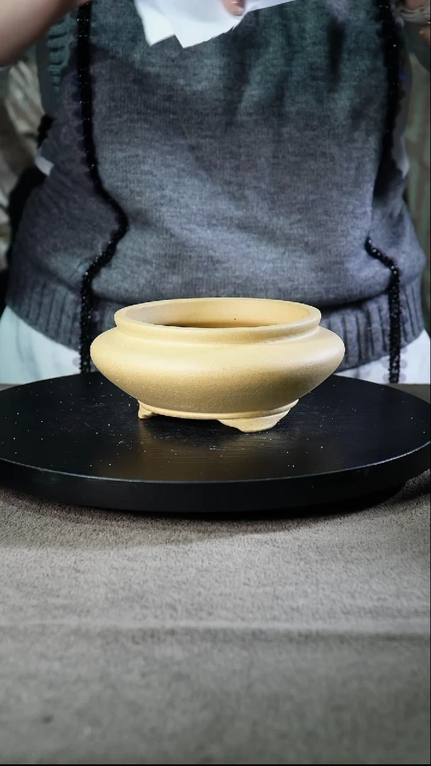 宜兴紫砂花盆小盆盆