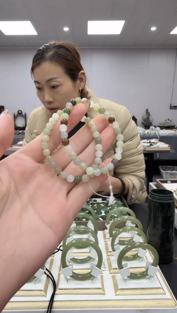 未镶嵌手链和田玉多样性发其一zj多宝