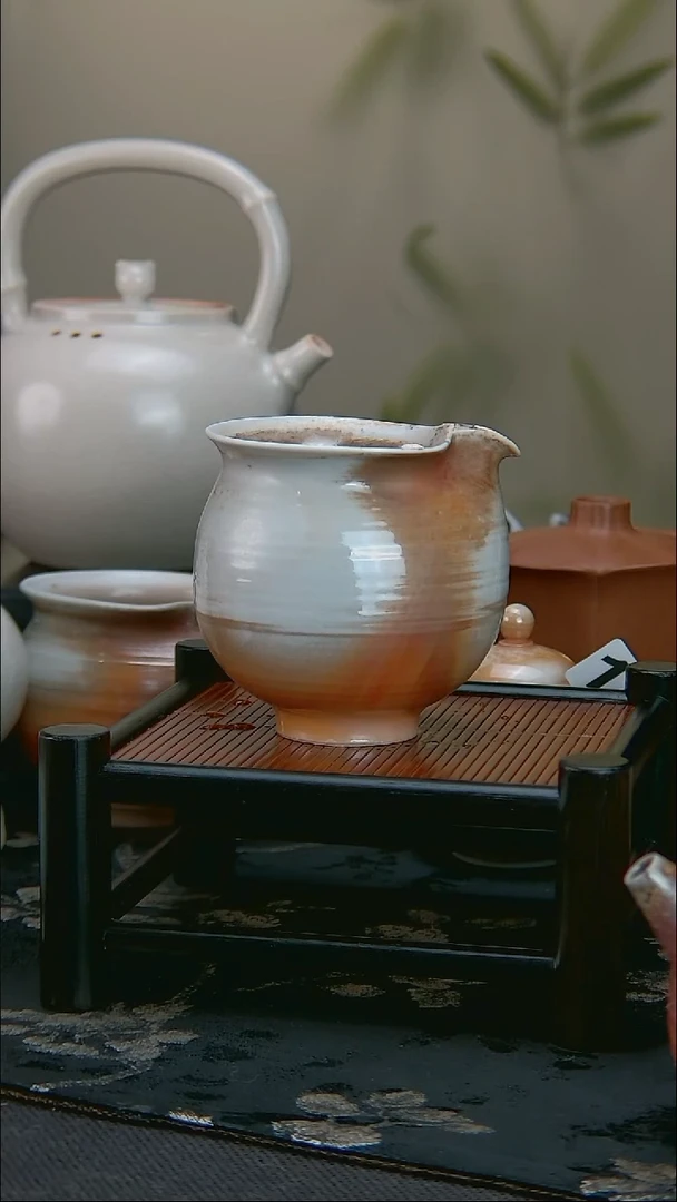 柴烧  孤品  公道杯101