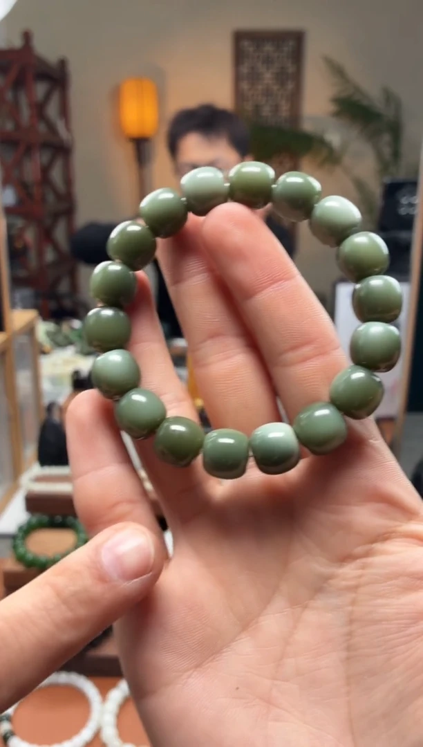 未镶嵌手串和田玉沙枣11-12