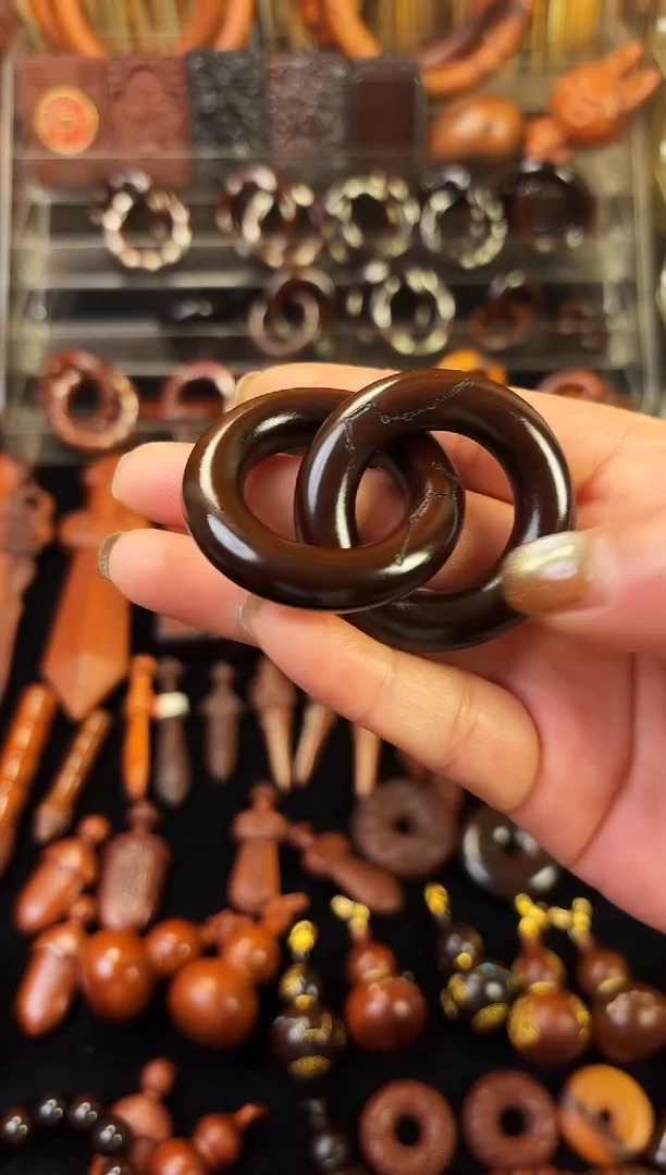 雷枣木玉化乾坤圈2.5