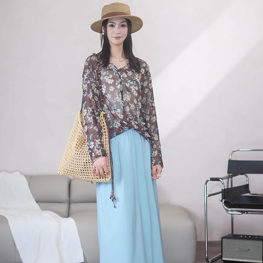 【甲板三号线】气质直筒裙中式中腰