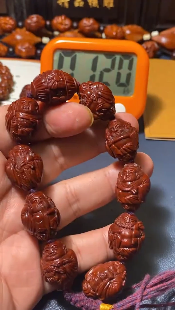 手串/手链橄榄核不****罐00年以前祥云老八仙