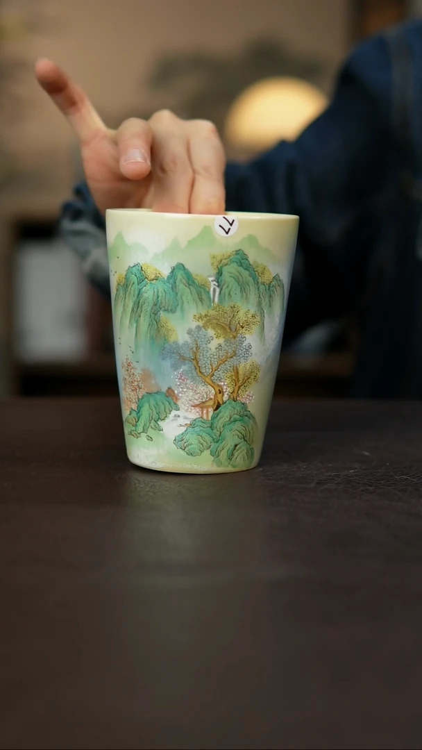 景德镇陶瓷杯碗柴烧多人