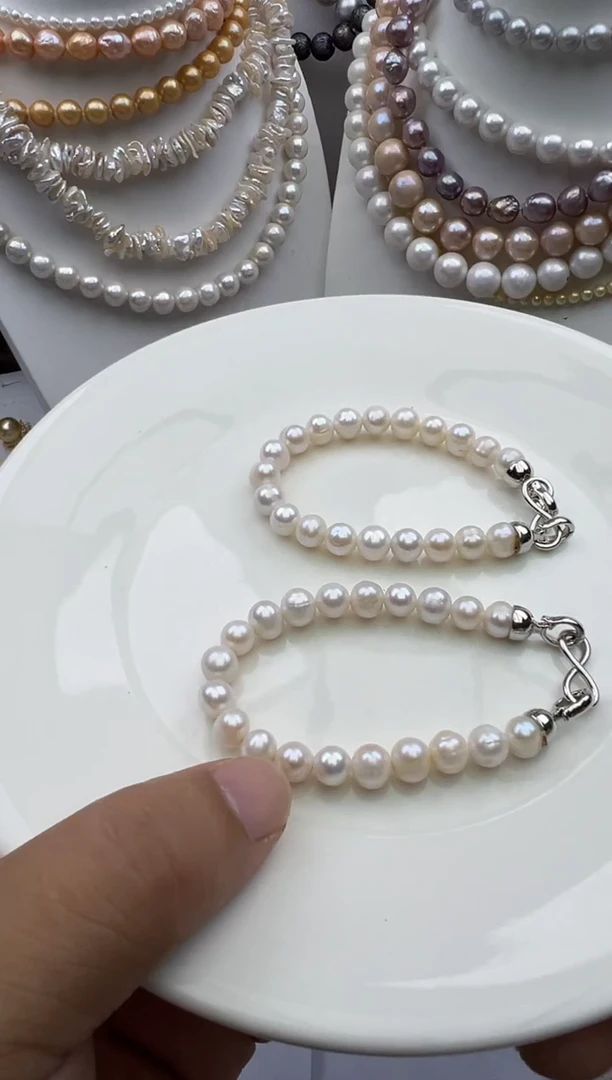 淡水珍珠未镶嵌颈饰1