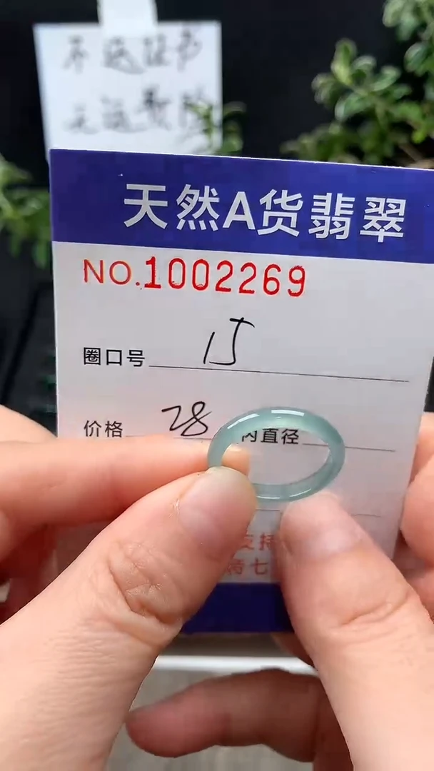 未镶嵌戒指翡翠15#