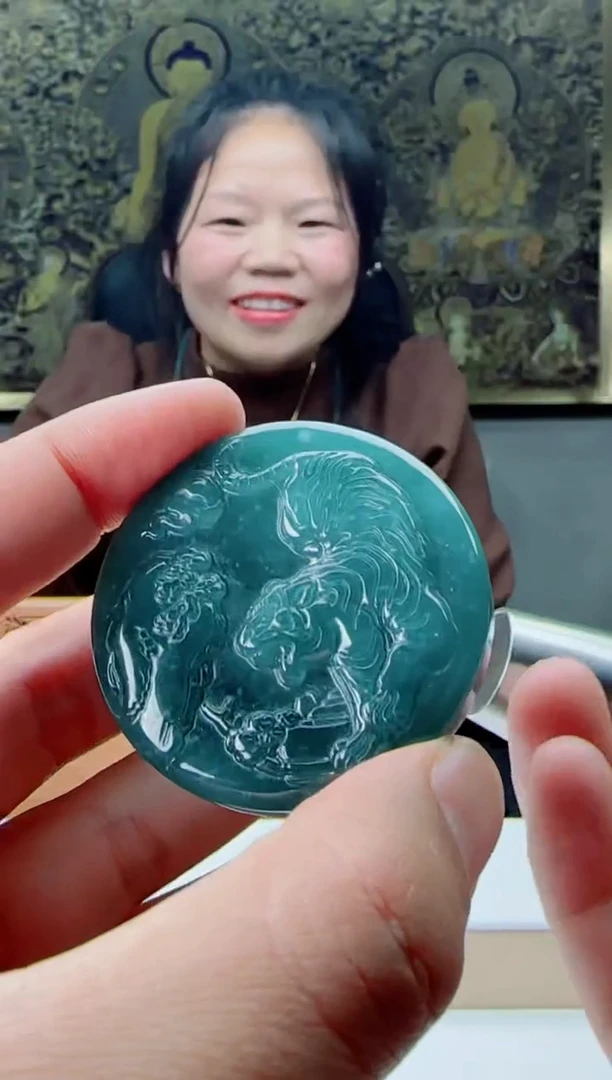 【闪购商品】翡翠颈饰未镶嵌虎牌多样性随机一件发货