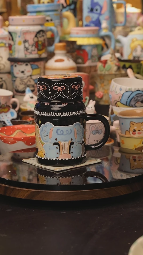 景德镇釉下彩绘设计师款式陶瓷