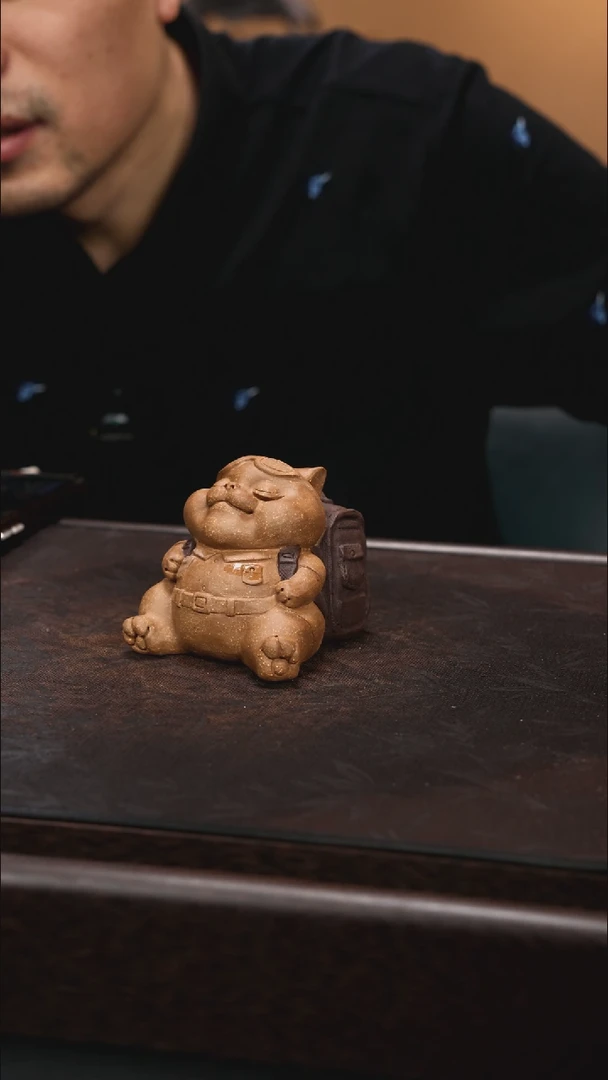紫砂茶宠紫砂 小猫