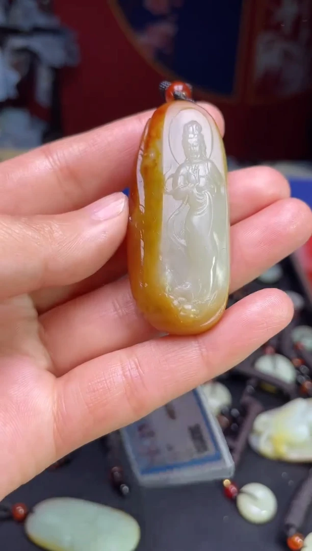 颈饰未镶嵌和田玉123