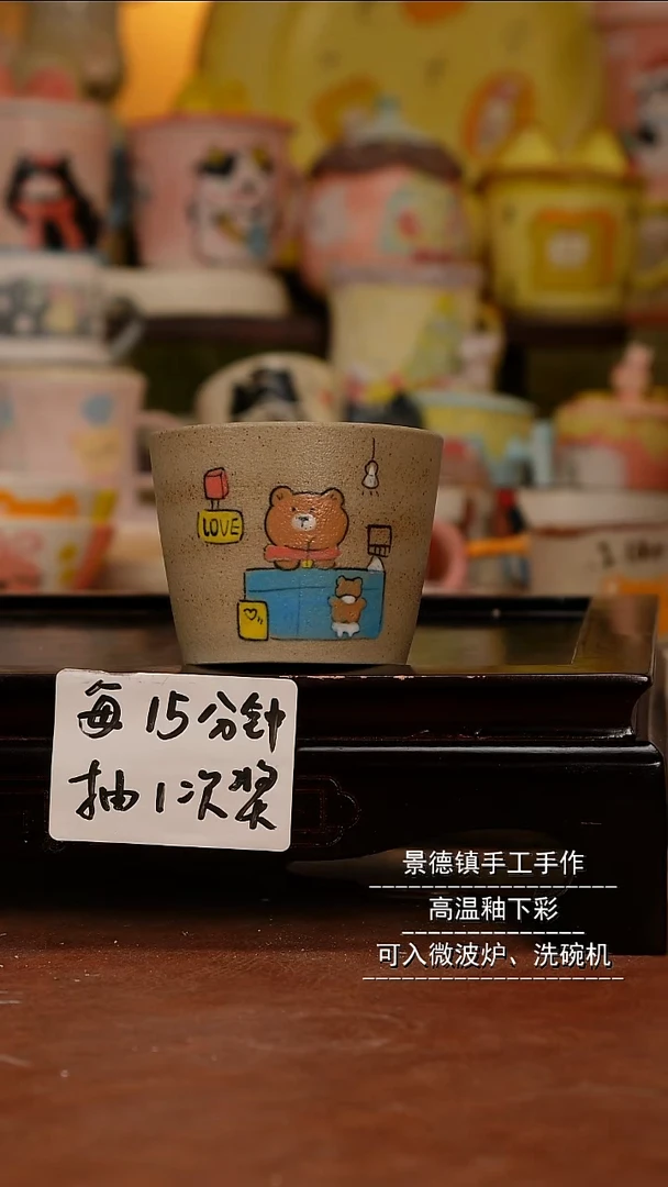 摆件陶c*c景德镇一休瓷屋手作