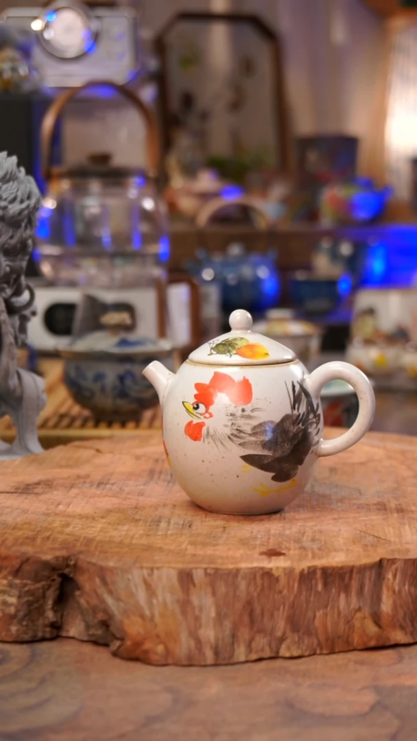 杯子公鸡手工手绘手工手绘