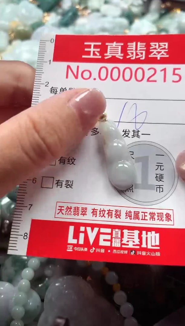 吊坠(不含链)未镶嵌翡翠0215