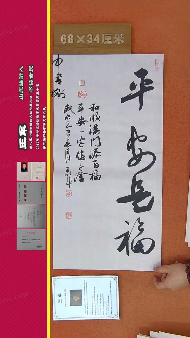 【闪购商品】书法259王军书法作品