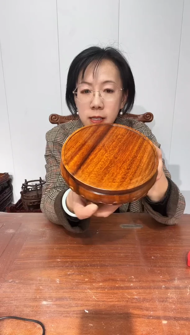 木老花圆形14.5*17.5*5