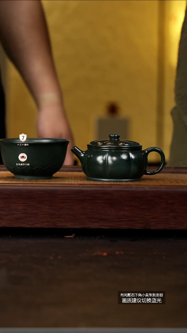 茶壶紫砂正薪窑原矿民国绿柴烧锦恬