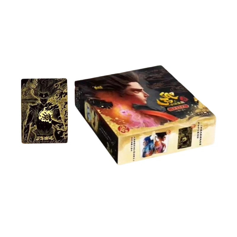 卡游【玩法合集】哪吒灵焰3弹魔童脑海黑金CR哪吒收藏卡牌盲盒拆卡