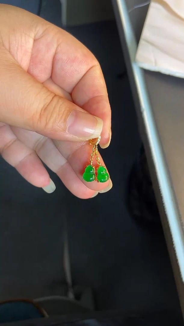 吊坠(不含链)银S925镶嵌翡翠1