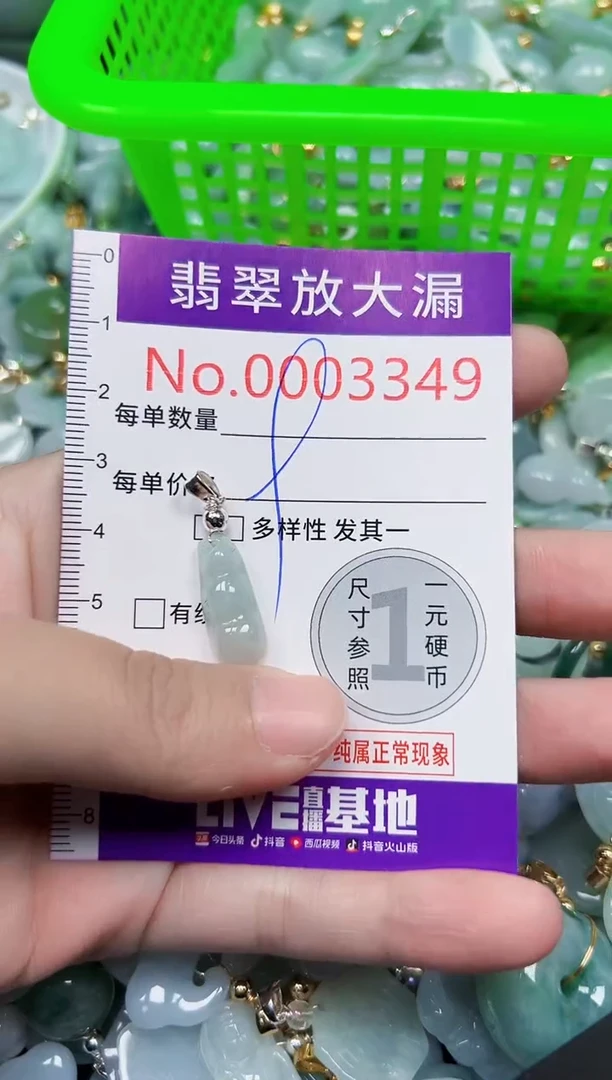 颈饰未镶嵌翡翠3349