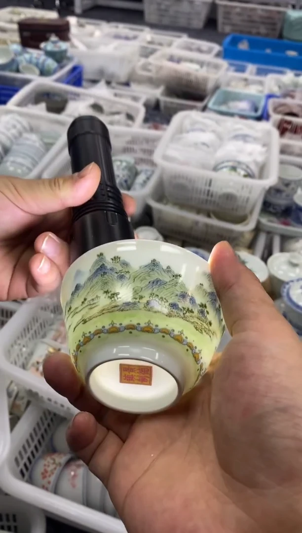 摆件陶景德陶瓷茶具容量约80