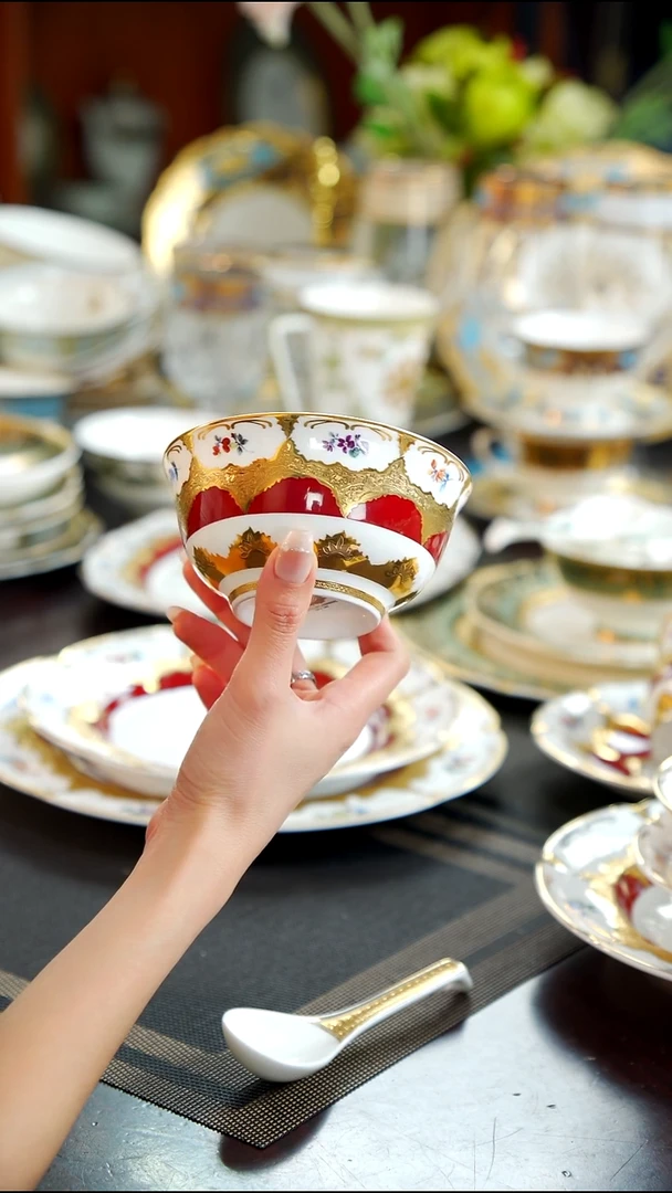 瓷片4.5英寸米饭碗1个