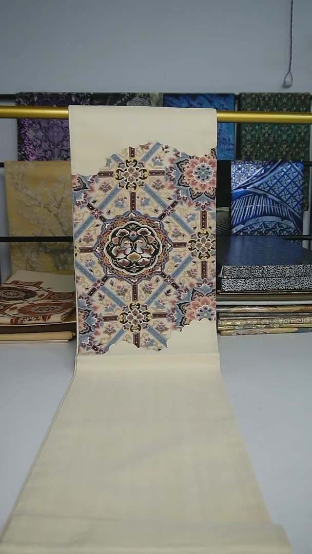 【闪购商品】织绣52 两通宝相花缂丝特价