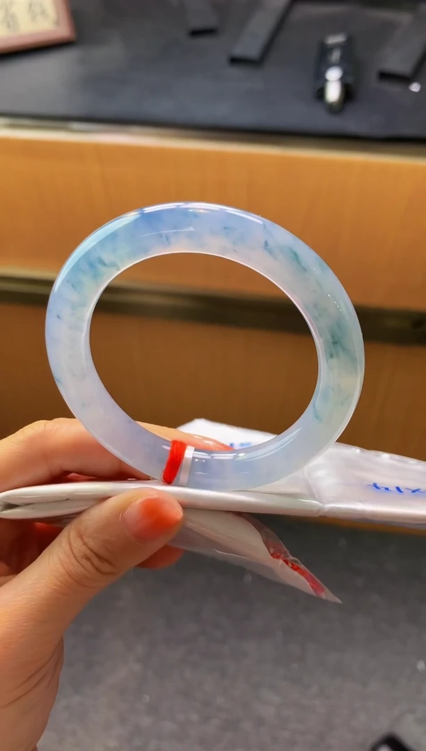 未镶嵌手镯翡翠-C198 圈口53.8 全款32万 定金2万