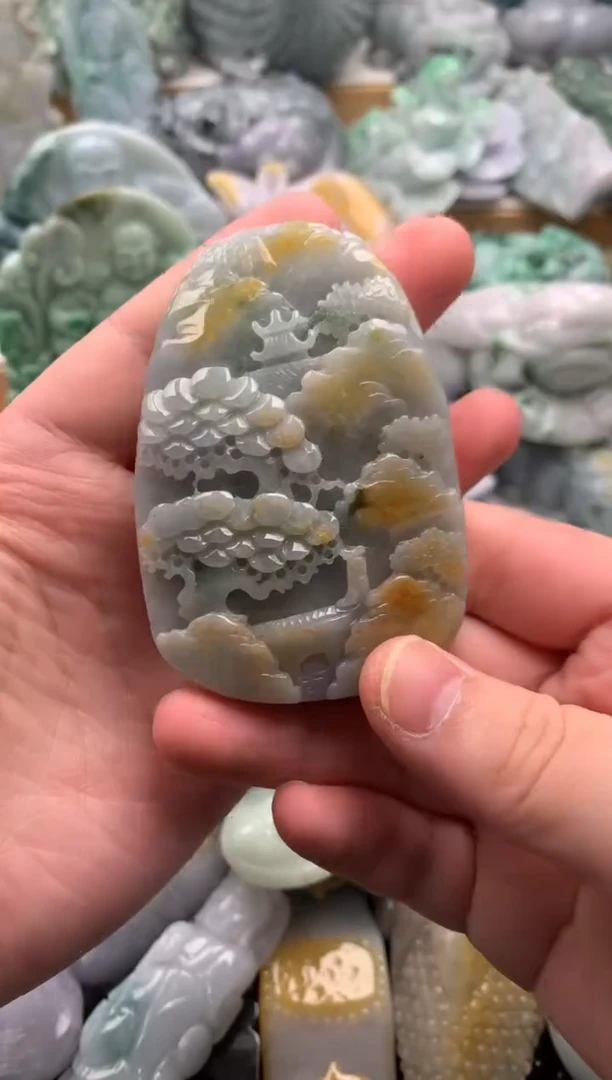 吊坠(不含链)未镶嵌翡翠1