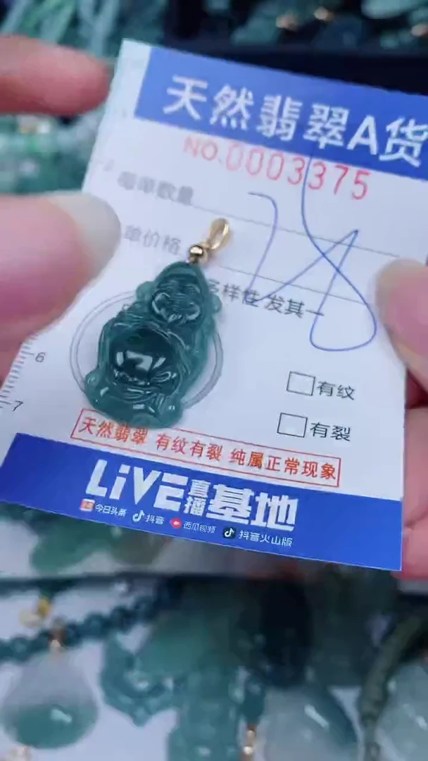 翡翠未镶嵌颈饰00003375多样性发其一