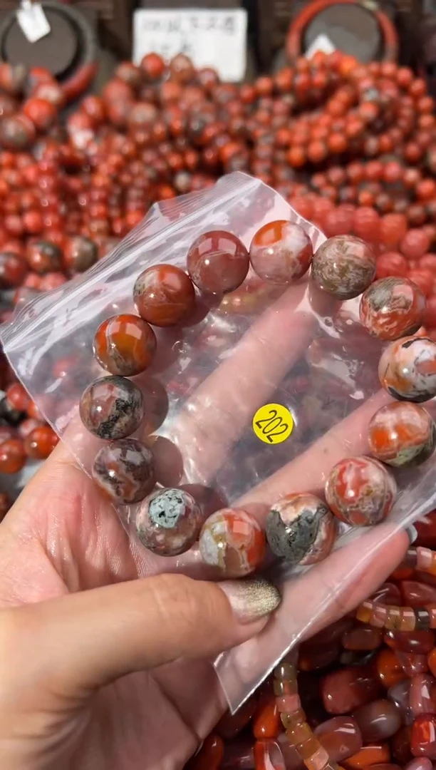 未镶嵌手串南红玛瑙16+