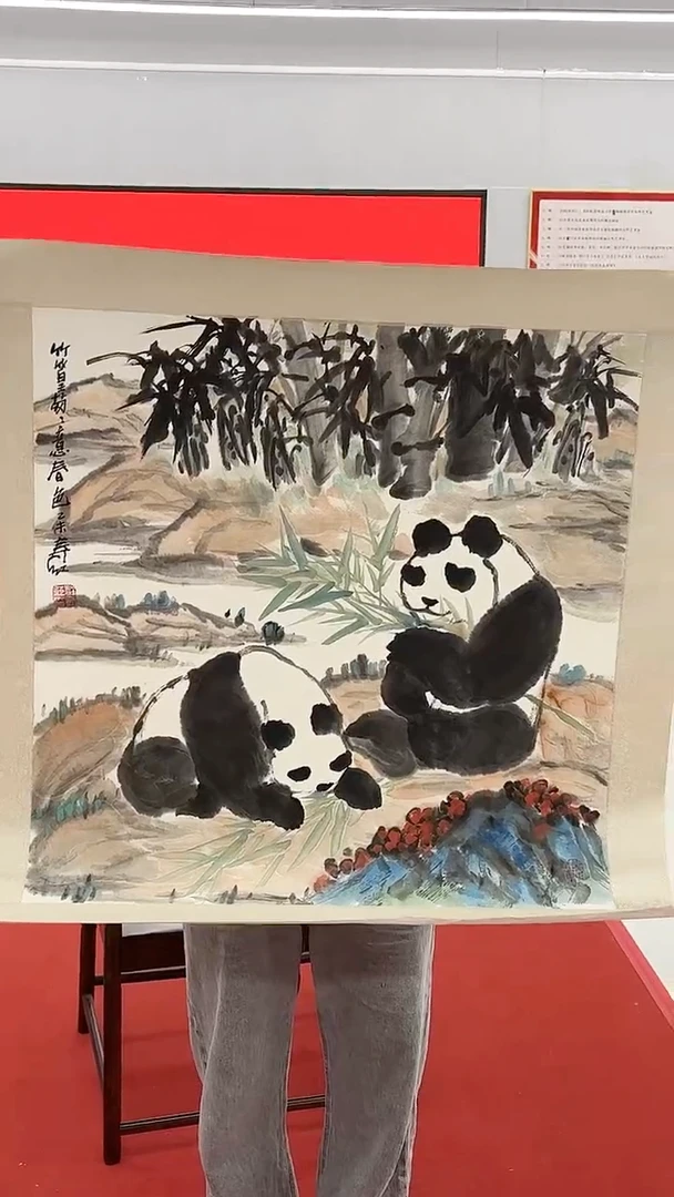 国画庄寿红国画4平尺