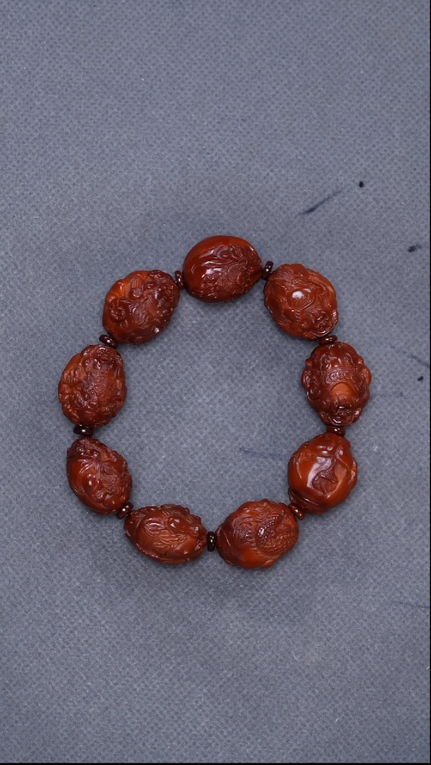 吊坠橄榄核骑兽财神21