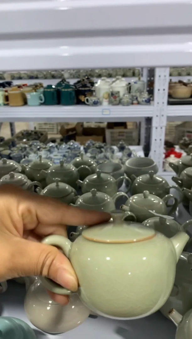 【清！一件不留】汝窑、茶壶盖碗茶杯主人杯微矿点