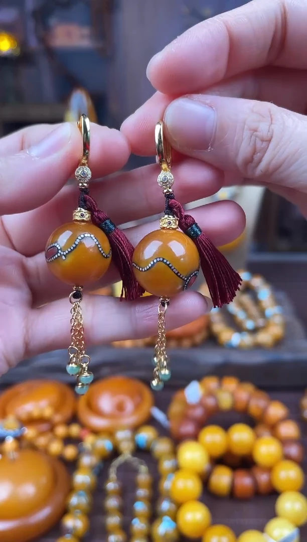 裸石琥珀未镶嵌多样性发货1，假一赔4