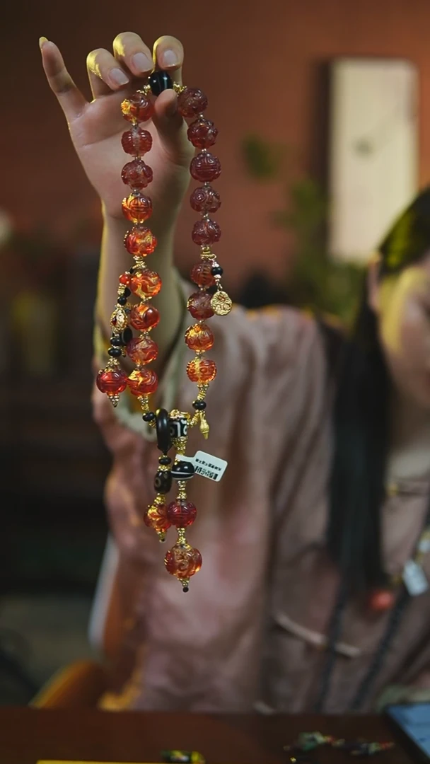 琉璃项链云*姐复古百搭