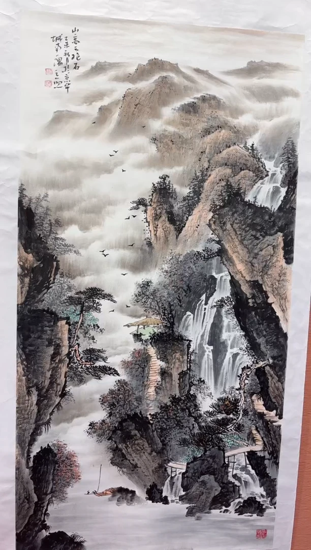 国画师立照老师国画作品
