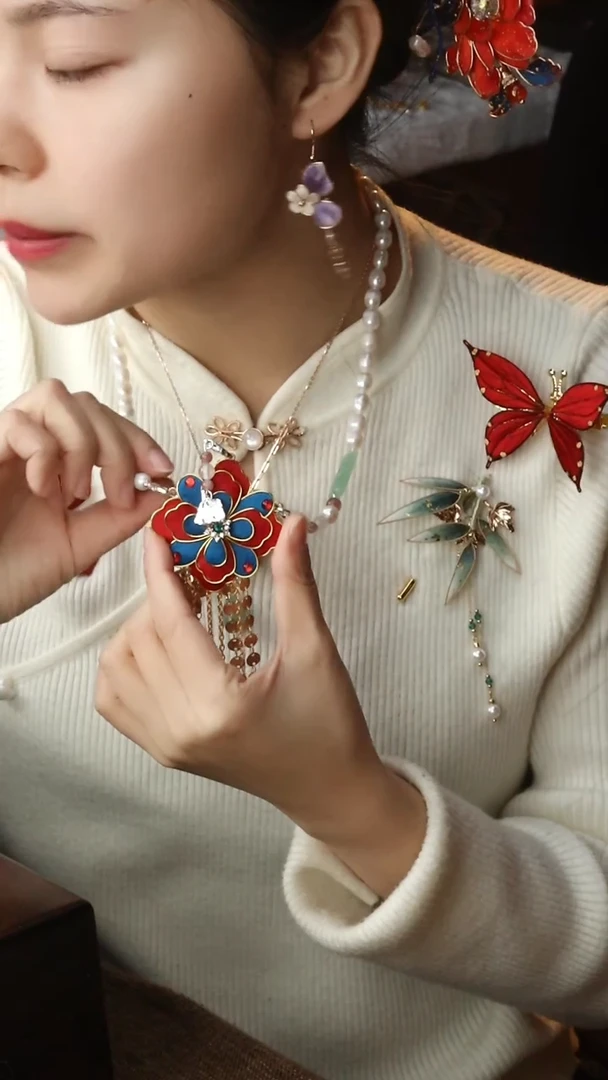 【闪购商品】刺绣纯手工非遗国风饰品