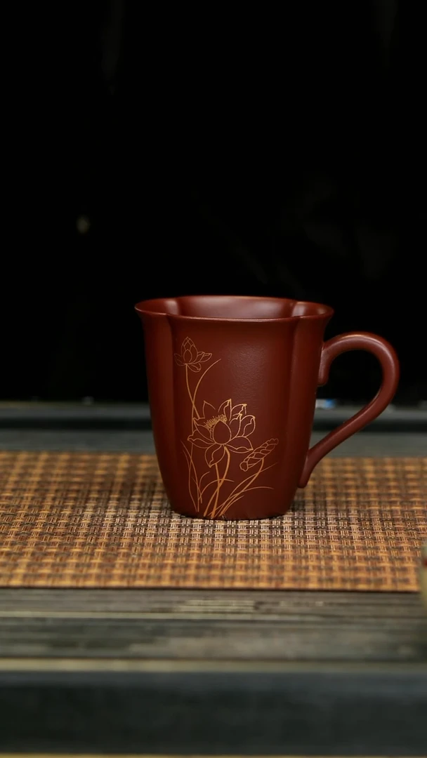 【闪购商品】紫砂茶壶13马克杯 紫袍金砂