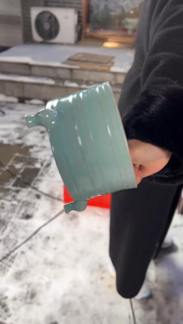 瓷片原产地原矿釉汝瓷