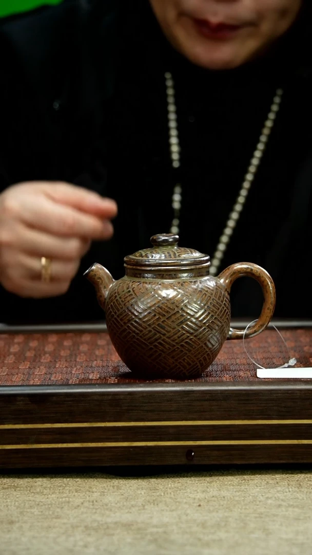 【闪购商品】紫砂茶壶柴烧 五谷丰登