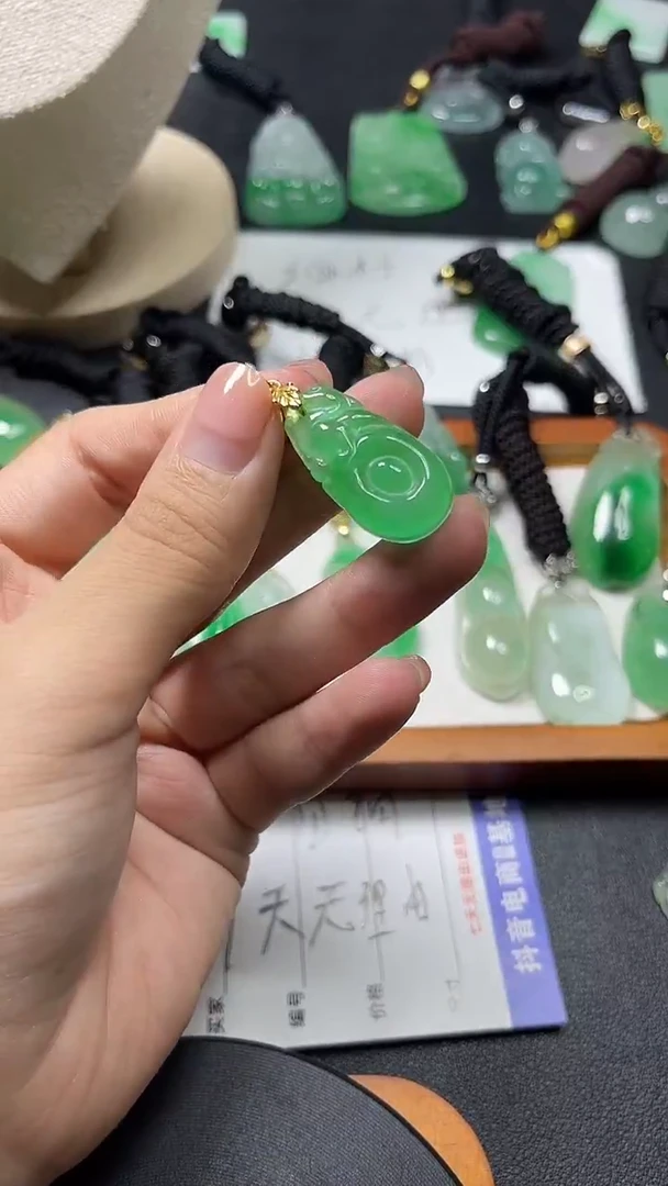 颈饰未镶嵌翡翠所见即所得 一图一物