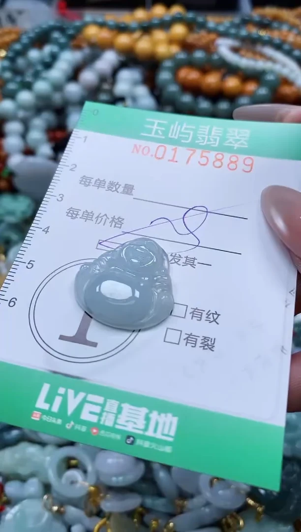 翡翠未镶嵌颈饰闪购0175889多样性发其一