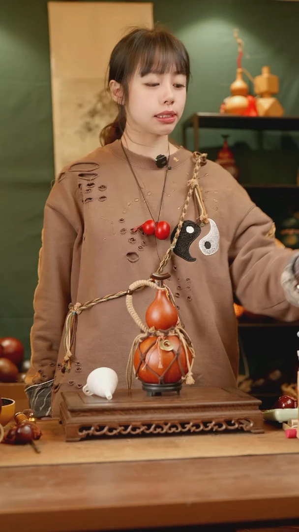 163号精品天然大漆酒葫芦一物一拍~