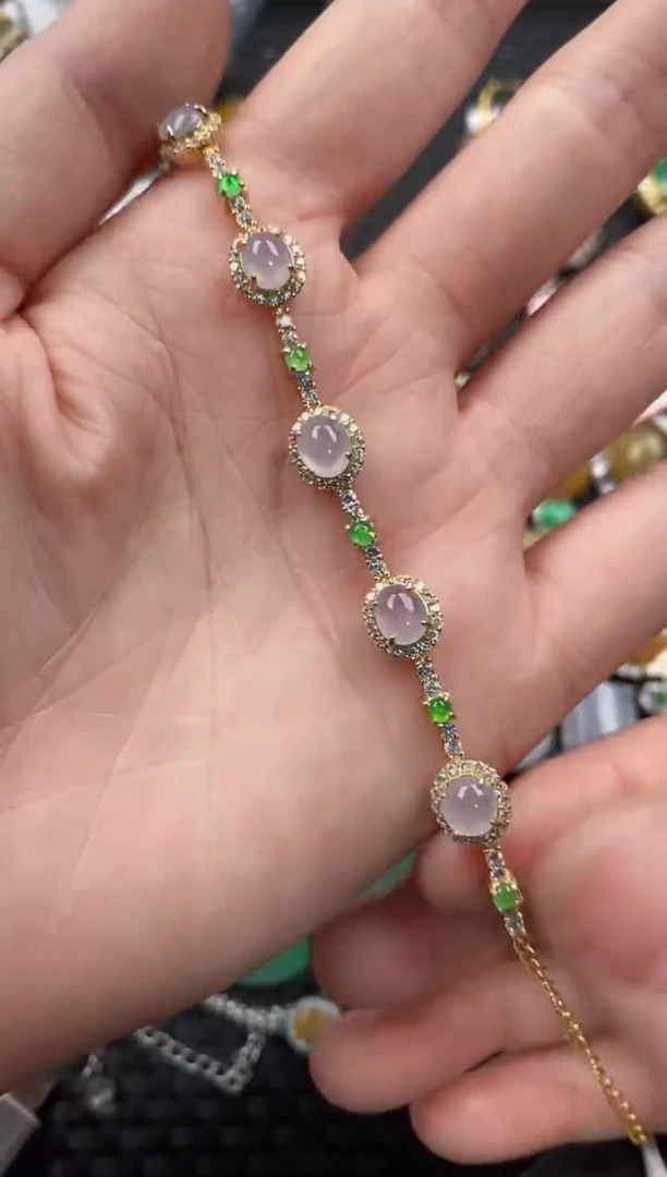 银S925镶嵌戒指翡翠444              5