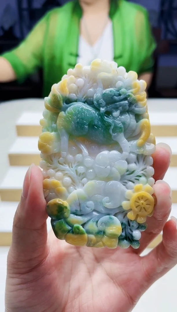 未镶嵌定制翡翠毛货09160141