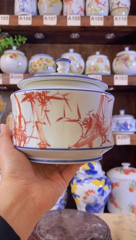 迎君陶瓷纯手工手绘   25