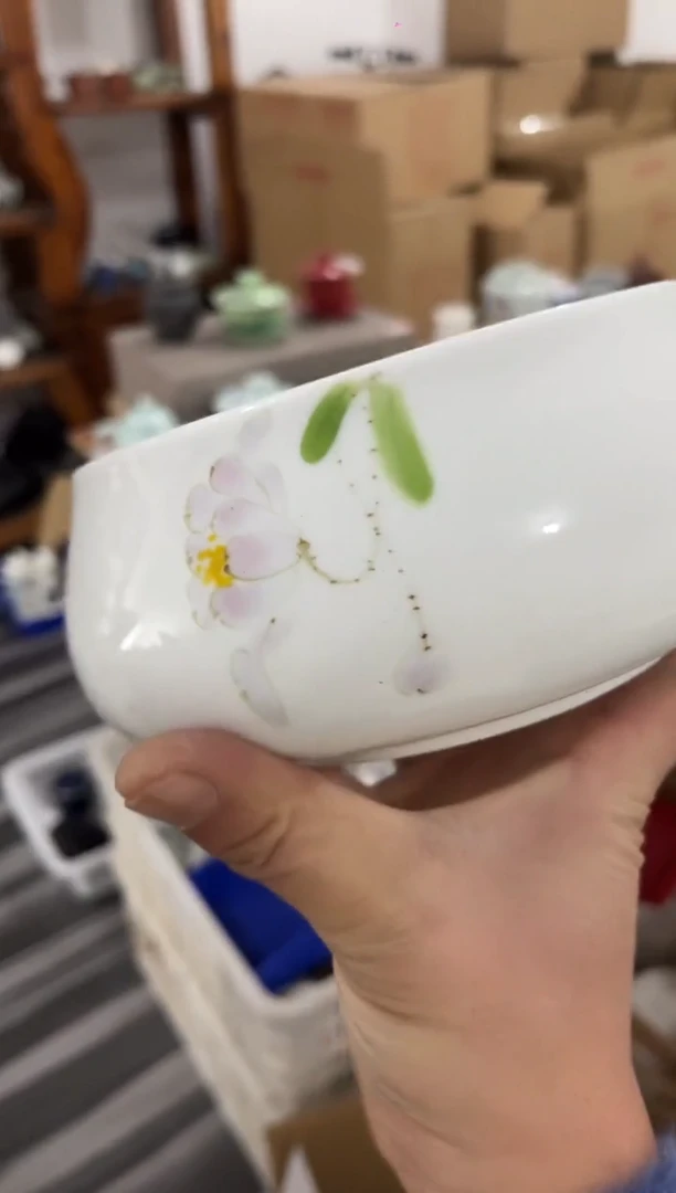 【闪购商品】手绘茶叶瓷片陶瓷套装大清仓