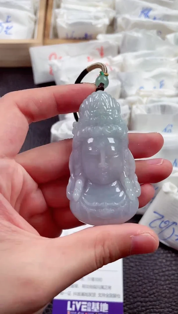 翡翠未镶嵌颈饰00009231